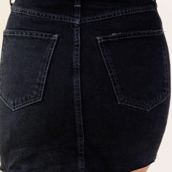 RAILs Inked Raw Hem Canyon Button Skirt size 28 - Picture 2 of 6